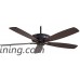 Minka-Aire F696-KA  Kafe-XL 60" Ceiling Fan  Kocoa Finish with Reversible Toned Medium Maple or Dark Maple Blades - B007PF6S40